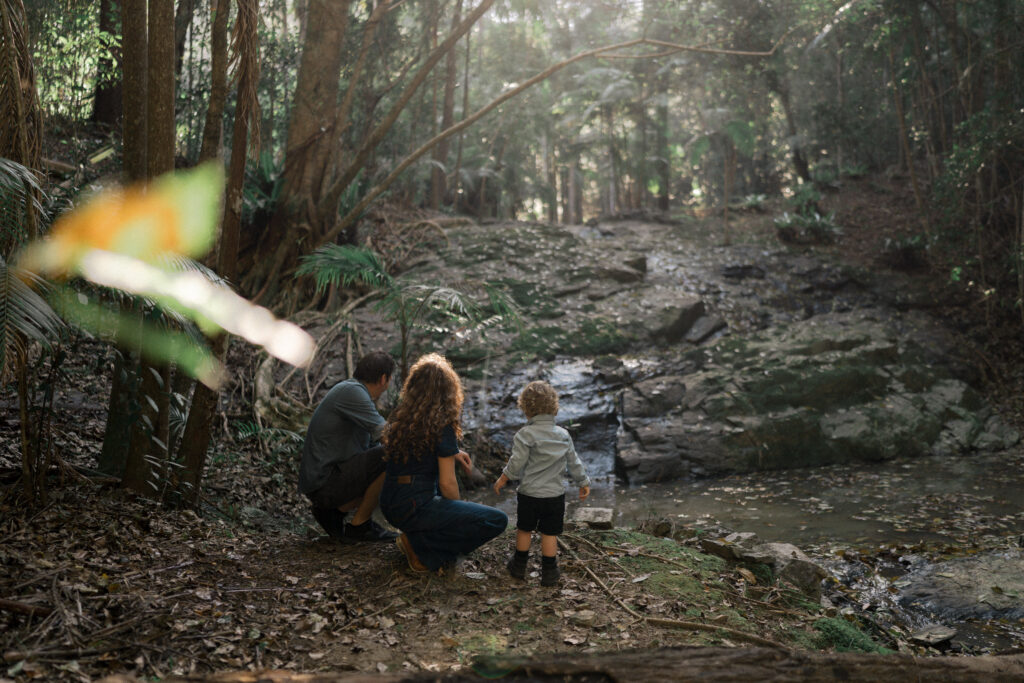 Photo of Judy Parkin and Family in forest